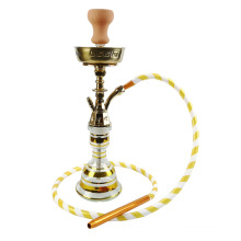 Traditional pattern gold color glass waterpipe smoke hookah shisha